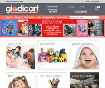Giodicart.it(Da Giodicart tutto il mondo dell'infanzia e non solo) Screenshot