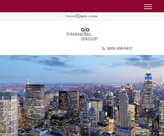 Giofinancial.com(Our firm has one single purpose) Screenshot