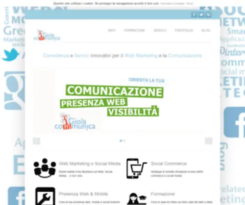 Gioiacommunica.com(Web Marketing e Social Commerce) Screenshot