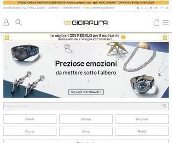 Gioiapura.it(GioiaPura è la gioielleria online dove puoi comprare gioielli e orologi di marca a prezzo scontato) Screenshot