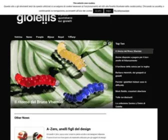 Gioiellis.com(News, Italian Jewelry & Other) Screenshot