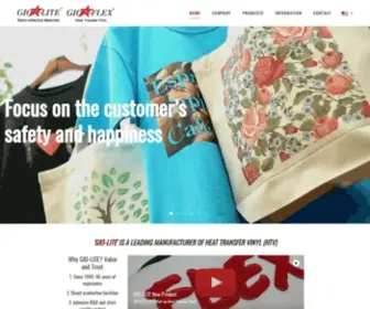 Giolite.com(Heat Transfer Vinyl Wholesale) Screenshot