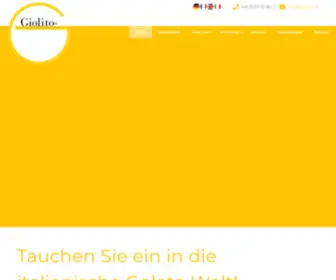 Giolito.ch(Handwerklich hergestelltes italienisches Speiseeis von höchster Qualität und authentischem Geschmack) Screenshot