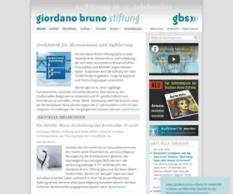 Giordano-Bruno-Stiftung.de(Giordano Bruno Stiftung) Screenshot