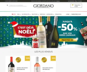 Giordanovins.be(You can find the best Italian wines online at Giordanowines) Screenshot