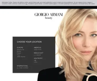 Giorgioarmanibeauty.com(Schönheit) Screenshot