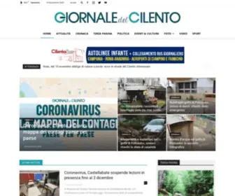 Giornaledelcilento.it(Giornale del Cilento) Screenshot