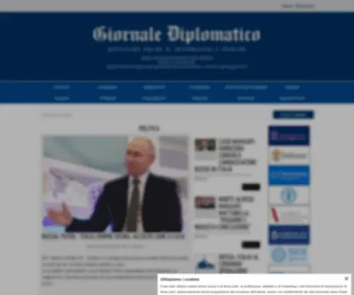 Giornalediplomatico.it(Giornale diplomatico) Screenshot