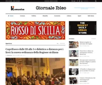 Giornaleibleo.it(Giornale Ibleo) Screenshot