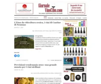 Giornalevinocibo.com(Testata di critica enogastronomica) Screenshot