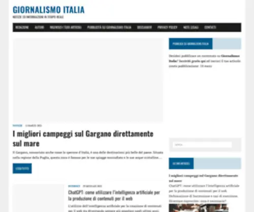 Giornalismoitalia.it(Giornalismo Italia) Screenshot