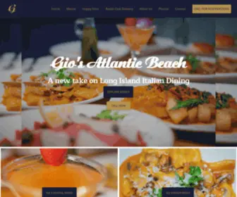 Giosatlanticbeach.com(Gio's Atlantic Beach) Screenshot