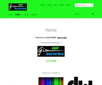 Gioshoprocks.com(Home of Gio SHOP) Screenshot