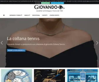 Giovandogioielli.it(Gioiellieri ed Orologiai a Torino dal 1959) Screenshot