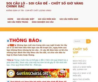Giovangchotso.org(Soi cầu lô) Screenshot