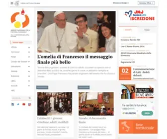 Giovani.org(Servizio Nazionale per la pastorale giovanile) Screenshot