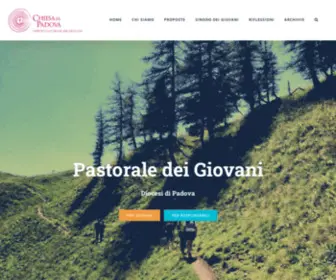 Giovanipadova.it(Pastorale dei Giovani) Screenshot