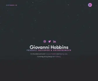 Giovanni.io(Giovanni Hobbins) Screenshot