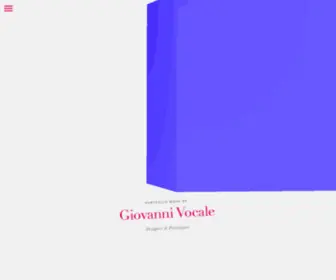 Giovanni.is(Portfolio work of Giovanni Vocale) Screenshot