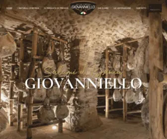 Giovanniello.it(Giovanniello, salumi d’Irpinia) Screenshot