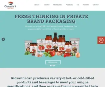 Giovannifoods.com(Giovanni) Screenshot