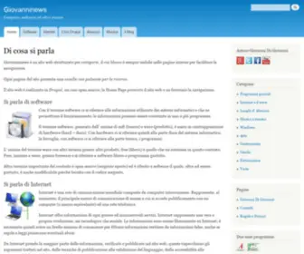 Giovanninews.com(Computer, software ed altro ancora) Screenshot