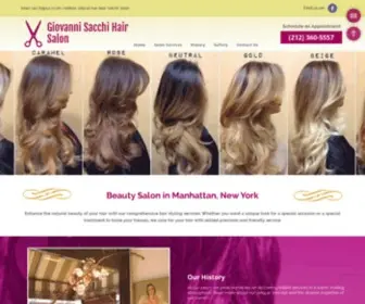 Giovannisacchi.com(Beauty Salon) Screenshot