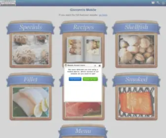 Giovannisfishmarket.com(Buy Seafood Online) Screenshot