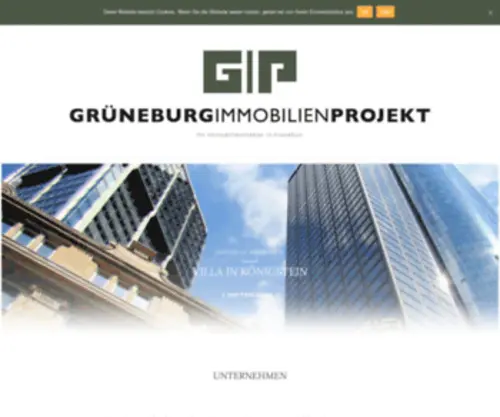 Gip-Frankfurt.de(GIP Immobilien Frankfurt a.M) Screenshot