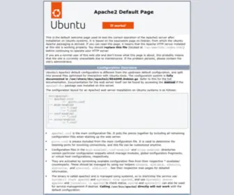 Giparawear.com(Apache2 Ubuntu Default Page) Screenshot