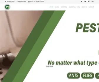 Gipcsolution.com(Green India Pest Control Pvt Ltd) Screenshot