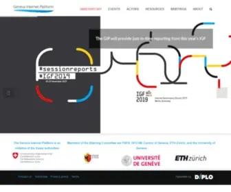 Giplatform.org(Geneva Internet Platform) Screenshot