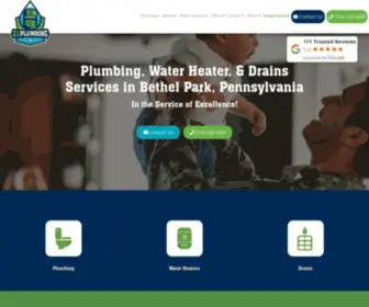 Giplumbing.com(G.I. Plumbing® Plumbing & Drain Services Near Bethel Park) Screenshot