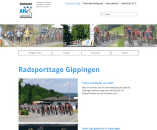 Gippingen.ch(Radsporttage Gippingen) Screenshot