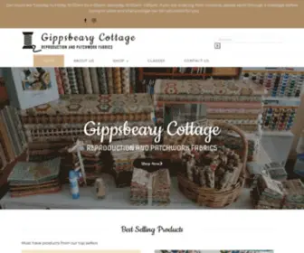 Gippsbearycottage.com(Gippsbeary Cottage Reproduction & Patchwork Fabrics) Screenshot