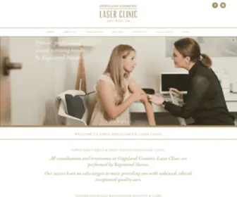Gippslandlaser.com.au(Gippsland Cosmetic Laser Clinic) Screenshot