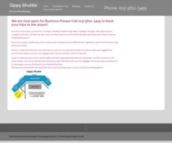 Gippyshuttle.com.au(Gippy Shuttle) Screenshot