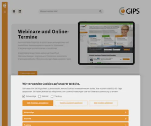Gipsprojekt.de(GIPS Projekt) Screenshot