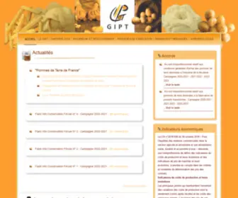 Gipt.net(Groupement Interprofessionnel pour la Valorisation de la Pomme de Terre) Screenshot