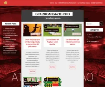 Gipuzkoangazte.info(La cultura vasca) Screenshot
