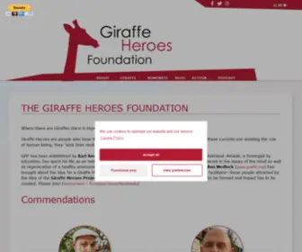 Giraffe-Heroes.eu(Giraffe Heroes Foundation) Screenshot