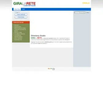 Giralarete.it(Directory Gratis Italiana Inserimento Sito senza Scambio Link) Screenshot