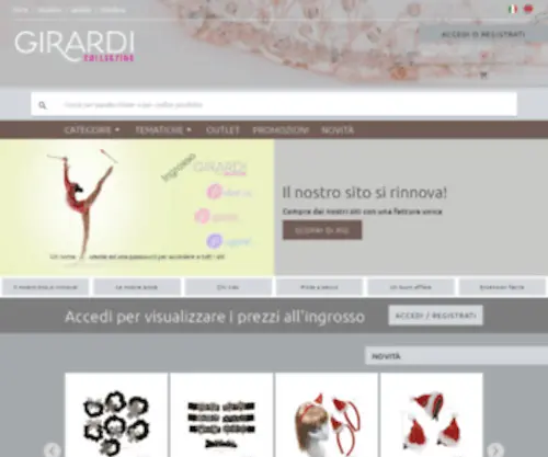 Girardionline.com(Girardi Collection) Screenshot