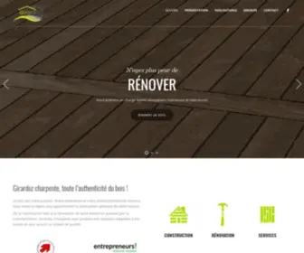 Girardoz-Charpente.ch(Girardoz Charpente) Screenshot