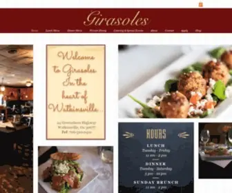 Girasoleswatkinsville.com(Girasolesrestaurant) Screenshot