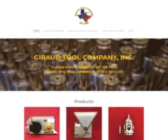 Giraudtool.com(Giraud tool company) Screenshot