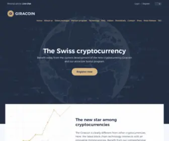 Girauno.com(The new cryptocurrency from Switzerland) Screenshot