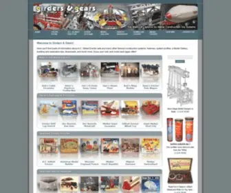 Girdersandgears.com(Gilbert Erector Sets and Other Metal Construction Toys) Screenshot