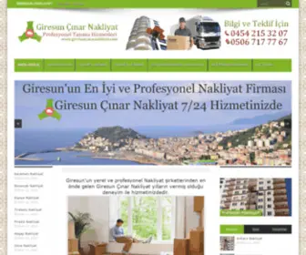 Giresuncinarnakliyat.com(Giresun Çınar Nakliyat) Screenshot