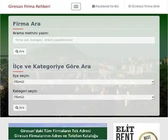 Giresunfirma.com(Giresun Firma Rehberi) Screenshot